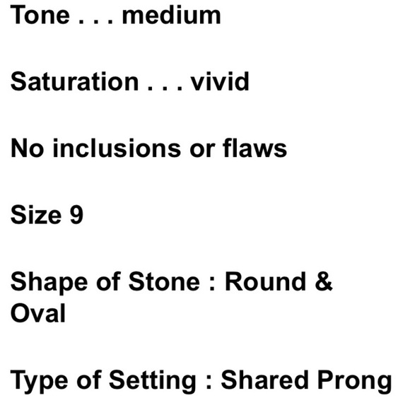 ❌❌❌SOLD❌❌❌NWOT 4.32 CTW BEAUTIFUL GREEN EMERALD AND NATURAL WHITE SAPPHIRE RING - Picture 16 of 16